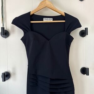 Chiara Boni La Petite Robe Cap-Sleeve Sugar Sweetheart Gown